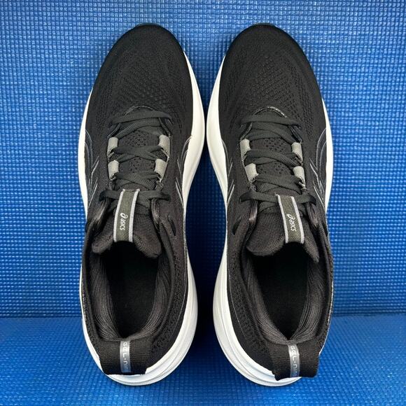 🔴 Asics Gel Nimbus 26 Women`s Size 11 Black White Athletic Shoes 1012B601 - Picture 6 of 8